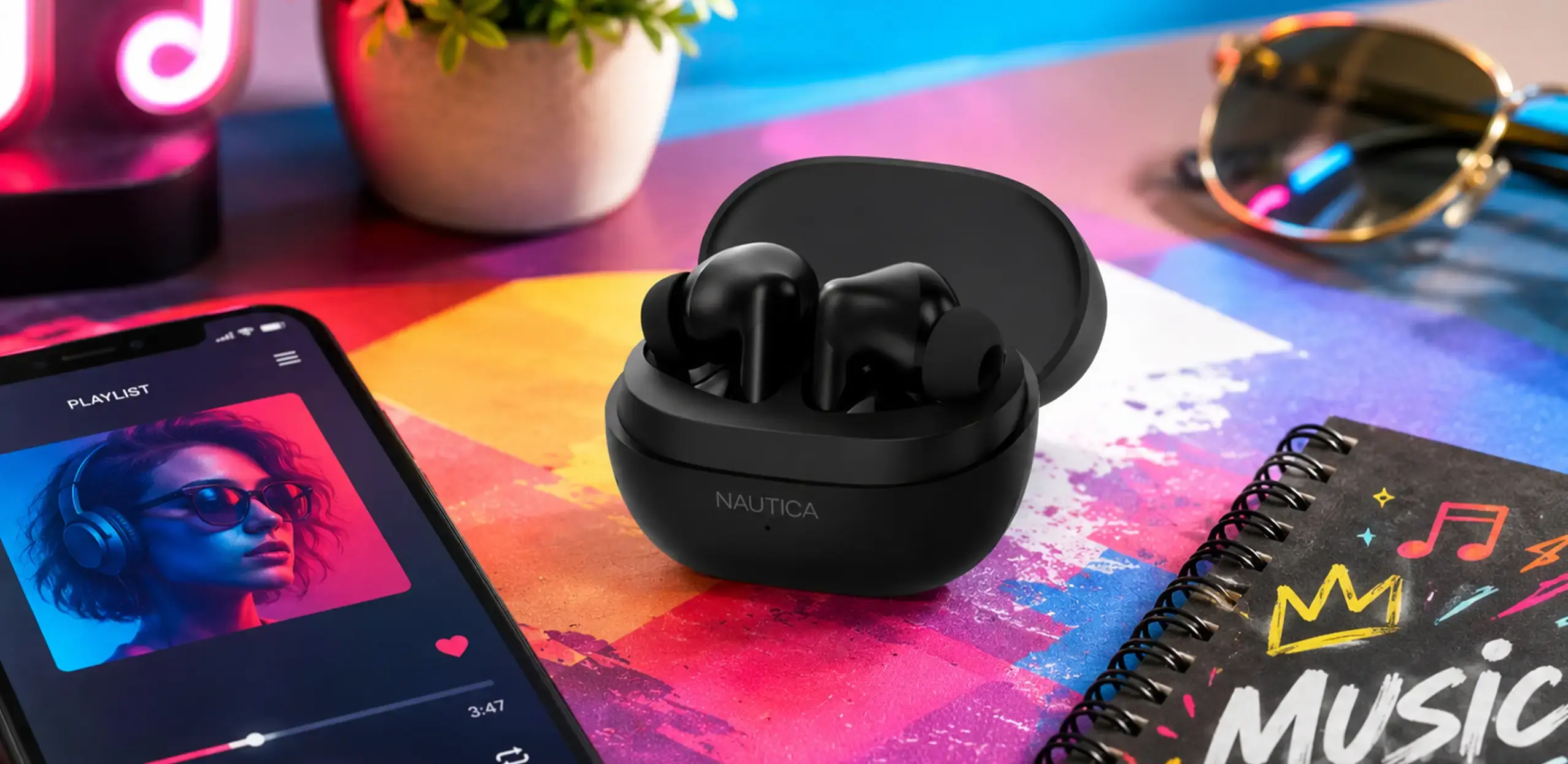 Nautica T500 TWS Kulak İçi Kulaklık: Gün Boyu Eğlence