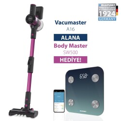 Blaupunkt A16 Vacumaster Kablosuz Dikey Süpürge + Blaupunkt SW500 Body Master Smart Tartı - 1