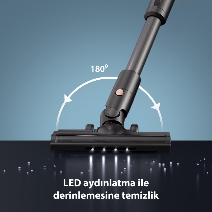 Blaupunkt A25T Vacumaster Şarjlı Dikey Süpürge Siyah - 7