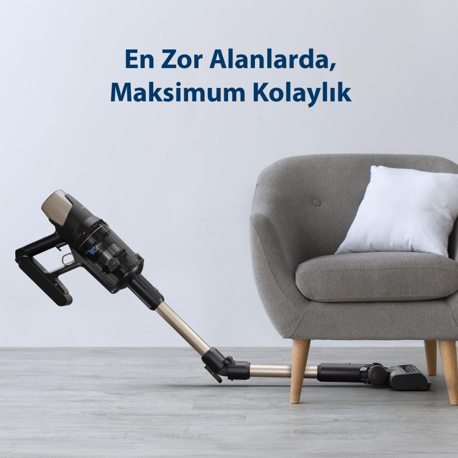 Blaupunkt A70 Şarjlı Dikey Süpürge Gold - 3