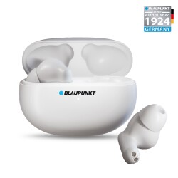 Blaupunkt B120 TWS Wireless Earbuds with Charging Case White - Blaupunkt