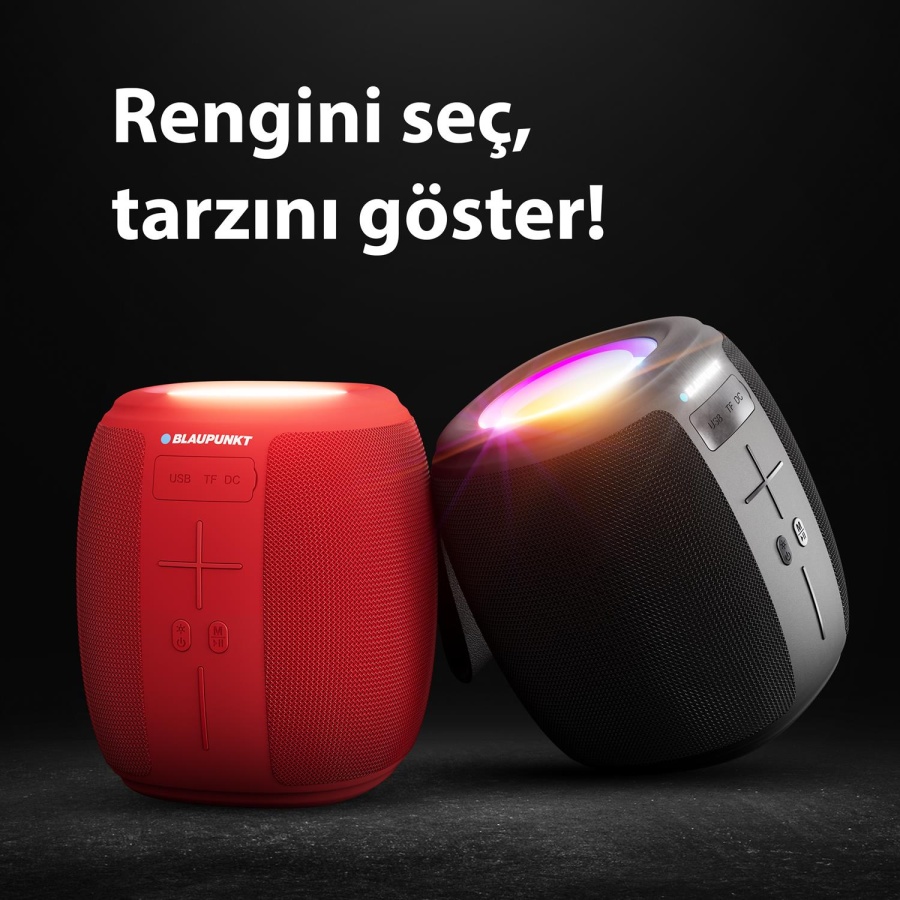 Blaupunkt LS160 Taşınabilir Bluetooth Speaker Hoparlör Siyah - 6