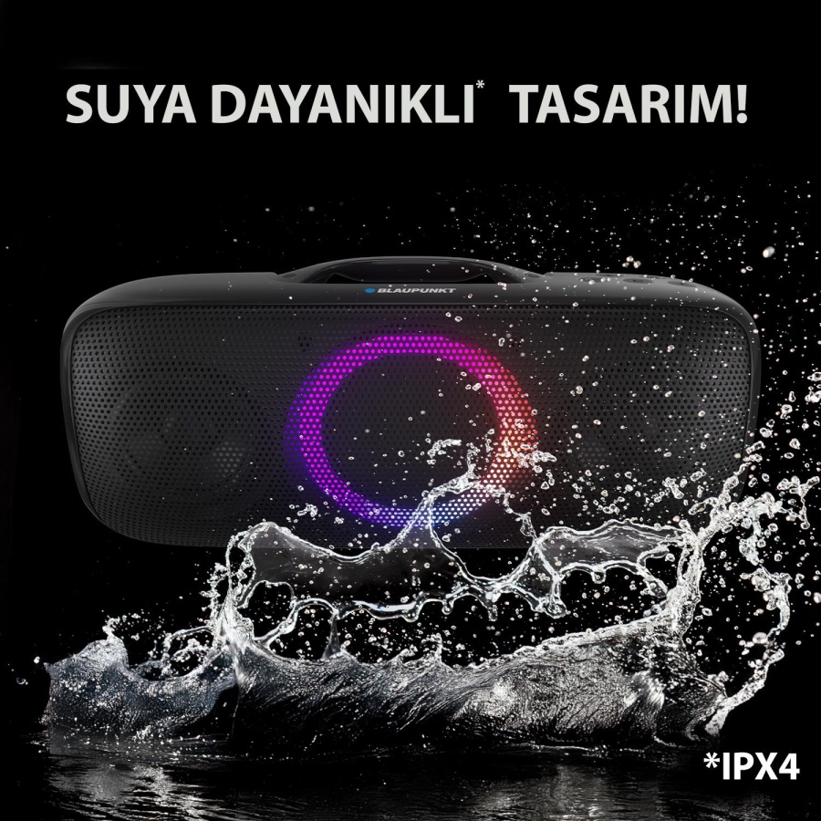 Blaupunkt LS280 Portable Bluetooth Wireless Speaker Black - 5