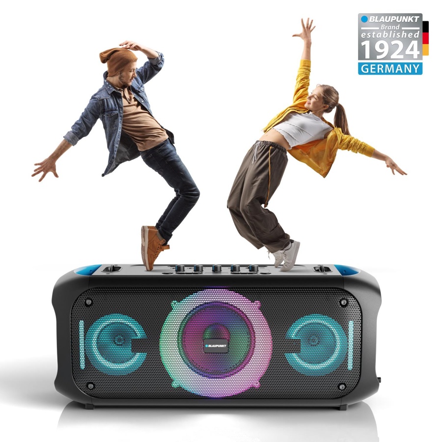 Blaupunkt PL700 Mikrofonlu Uzaktan Kumandalı Kablosuz BT Speaker Hoparlör Siyah - 5
