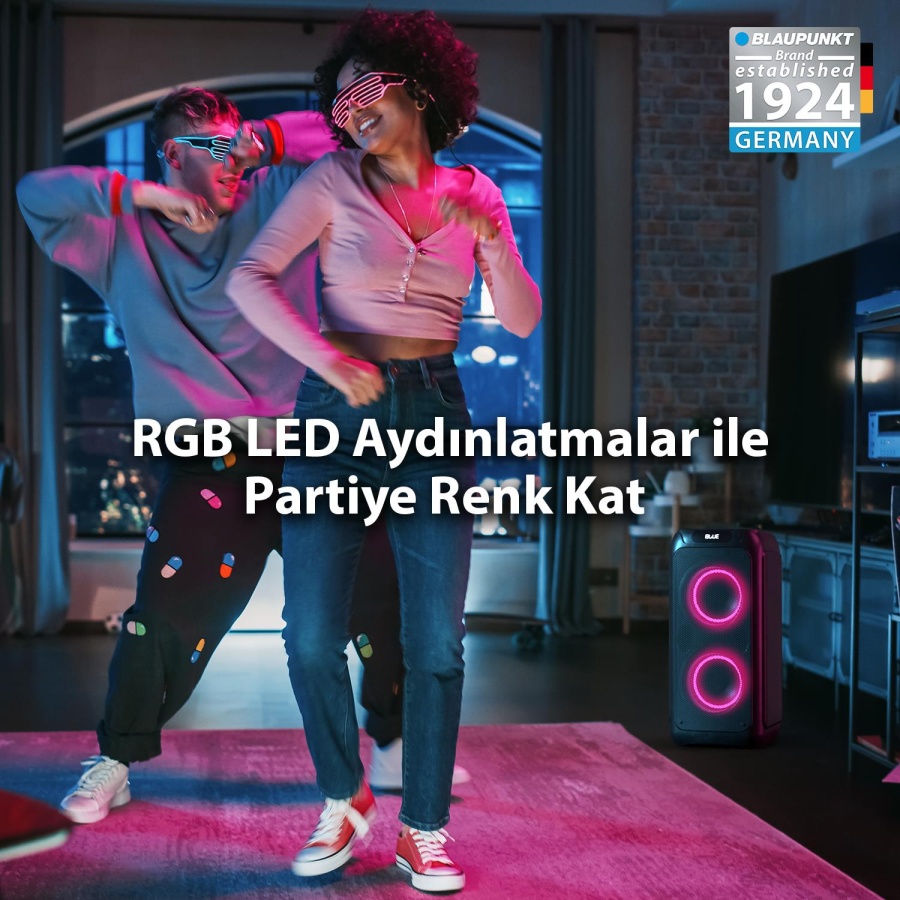 Blaupunkt PL800 Kablosuz Bluetooh Speaker Hoparlör Siyah - 7