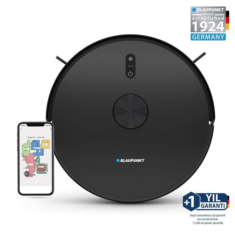 Blaupunkt S10 Pro Robomaster Robot Süpürge 5000Pa Siyah - 1