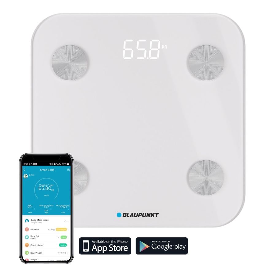 Blaupunkt SW500 Body Master Smart Tartı Beyaz - 3