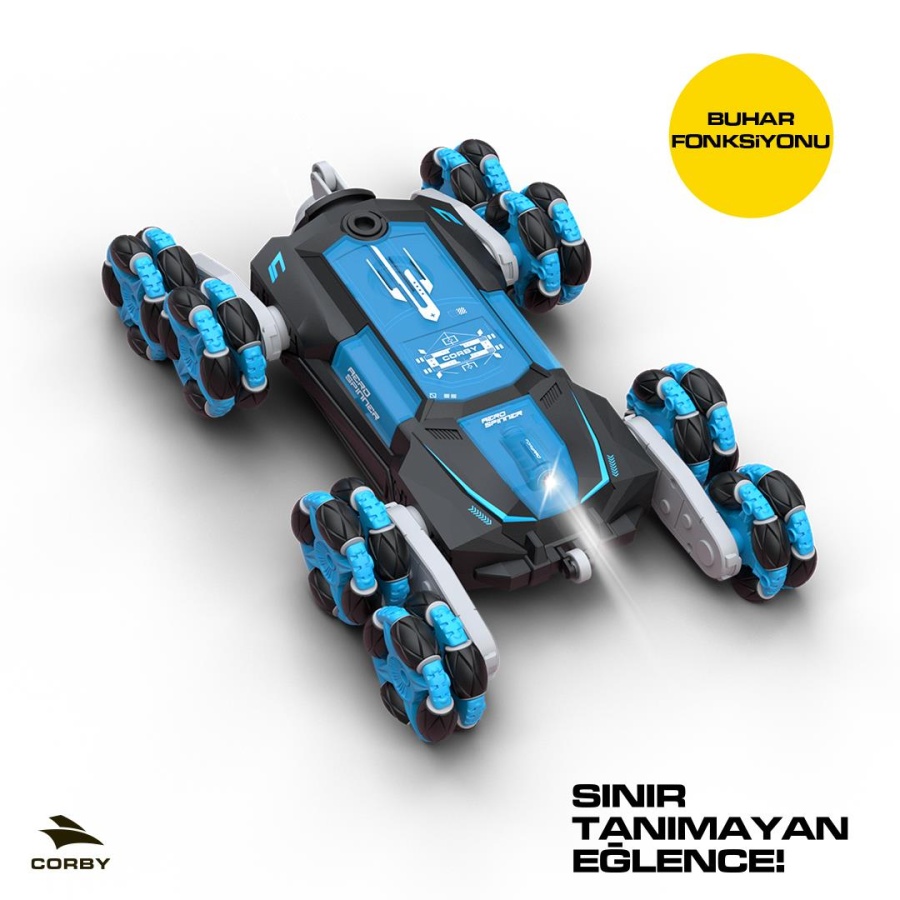 Corby Aero Spınner CSG11 Uzaktan Kumandalı Akrobat Araba Mavi - 5
