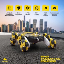 Corby Aero Spınner CSG11 Uzaktan Kumandalı Akrobat Araba Sarı - 2