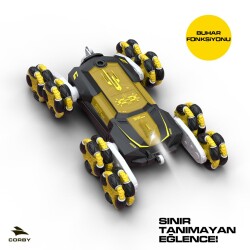 Corby Aero Spınner CSG11 Uzaktan Kumandalı Akrobat Araba Sarı - 5