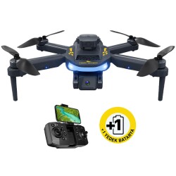 Corby Brushless WiFi Kameralı Drone Çift Bataryalı 720P HD Kamera 90° Hareketli Kamera IR Sensörlü - Corby