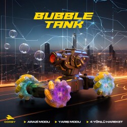 Corby Bubble Tank CSG16 Uzaktan Kumandalı Akrobat Araba Sarı - Corby
