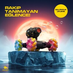 Corby Bubble Tank CSG16 Uzaktan Kumandalı Akrobat Araba Sarı - 3