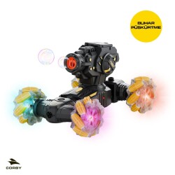 Corby Bubble Tank CSG16 Uzaktan Kumandalı Akrobat Araba Sarı - 5