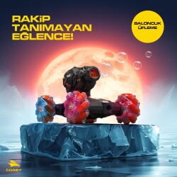 Corby Bubble Tank CSG16 Uzaktan Kumandalı Akrobat Araba Turuncu - 3