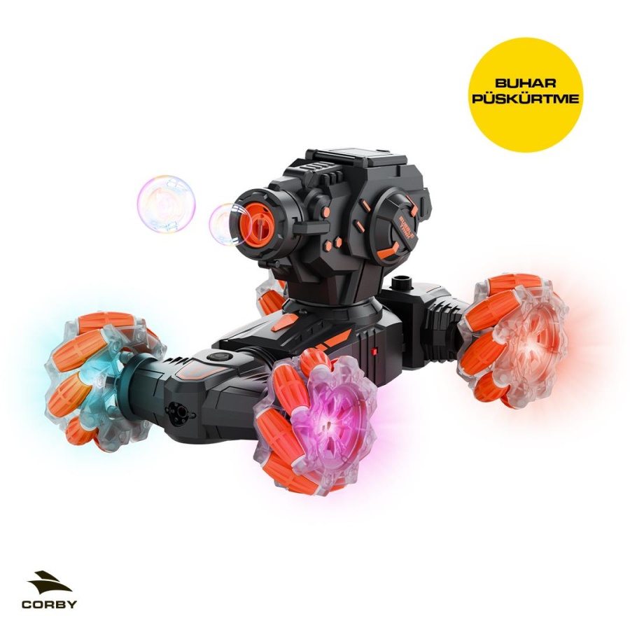 Corby Bubble Tank CSG16 Uzaktan Kumandalı Akrobat Araba Turuncu - 5