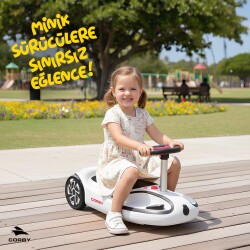 Corby CS30 Elektrikli Çocuk Scooter Beyaz - Corby