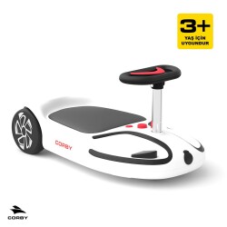 Corby CS30 Elektrikli Çocuk Scooter Beyaz - 3