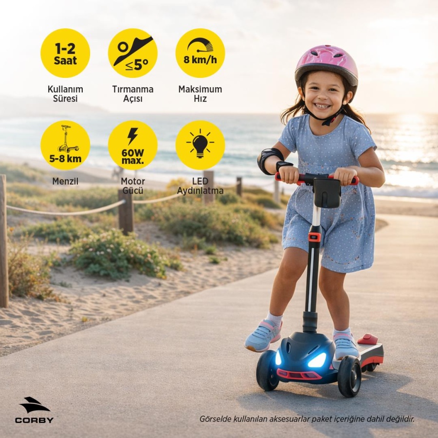 Corby CS40 Elektrikli Çocuk Scooter - 2