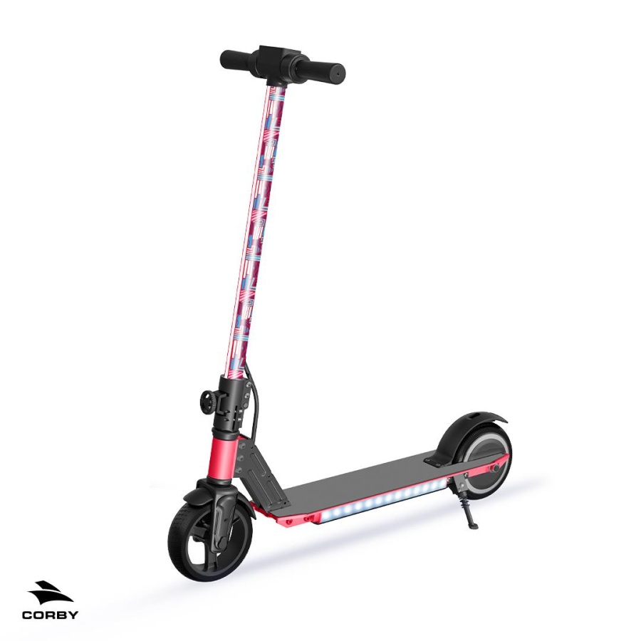 Corby CS90 Elektrikli Çocuk Scooter Kırmızı - 2