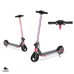 Corby CS90 Elektrikli Çocuk Scooter Kırmızı - 3