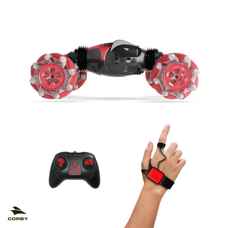Corby CSG01 Uzaktan Kumandalı Akrobat Araba Kırmızı - 5