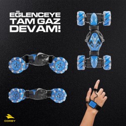 Corby CSG01 Uzaktan Kumandalı Akrobat Araba Navy - 3