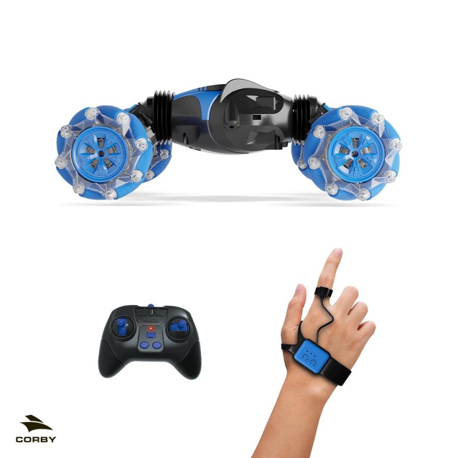 Corby CSG01 Uzaktan Kumandalı Akrobat Araba Navy - 5