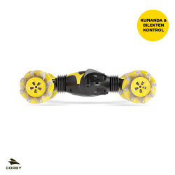 Corby CSG01 Uzaktan Kumandalı Akrobat Araba Sarı - 6