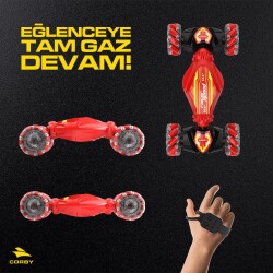 Corby CSG03 Uzaktan Kumandalı Akrobat Araba Kırmızı - 3