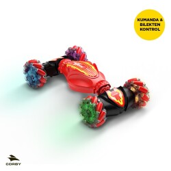 Corby CSG03 Uzaktan Kumandalı Akrobat Araba Kırmızı - 4