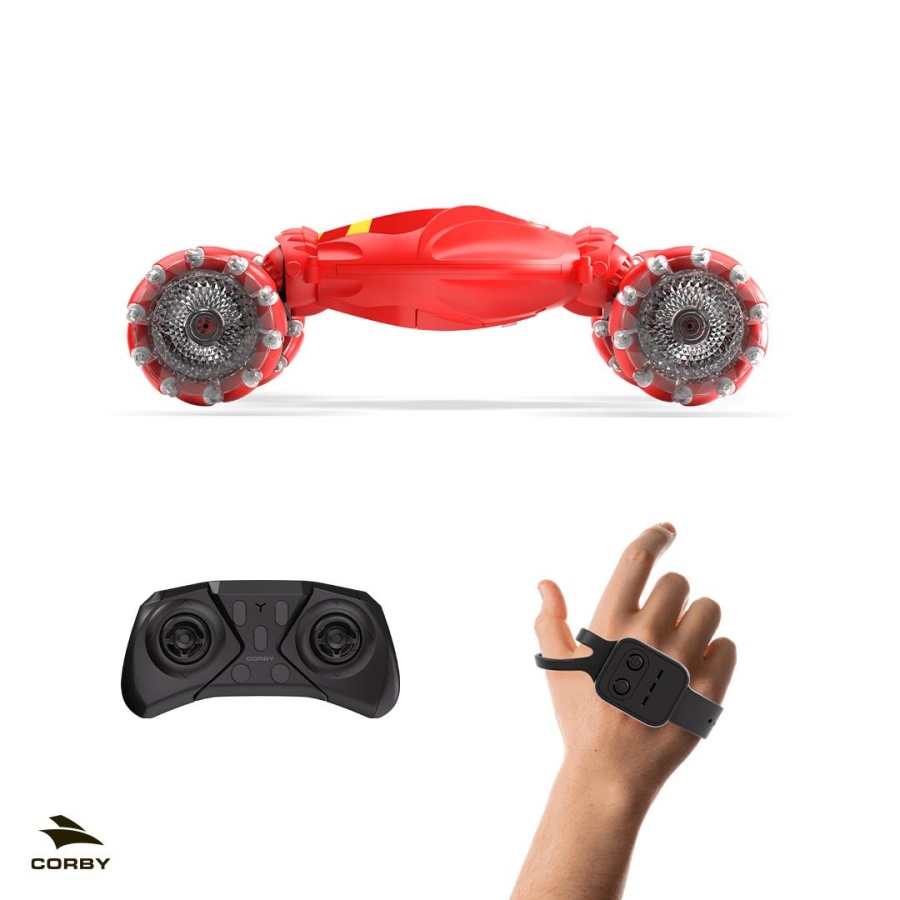 Corby CSG03 Uzaktan Kumandalı Akrobat Araba Kırmızı - 6