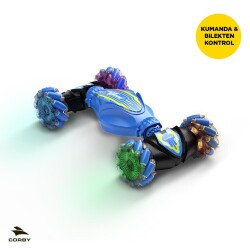 Corby CSG03 Uzaktan Kumandalı Akrobat Araba Mavi - 4
