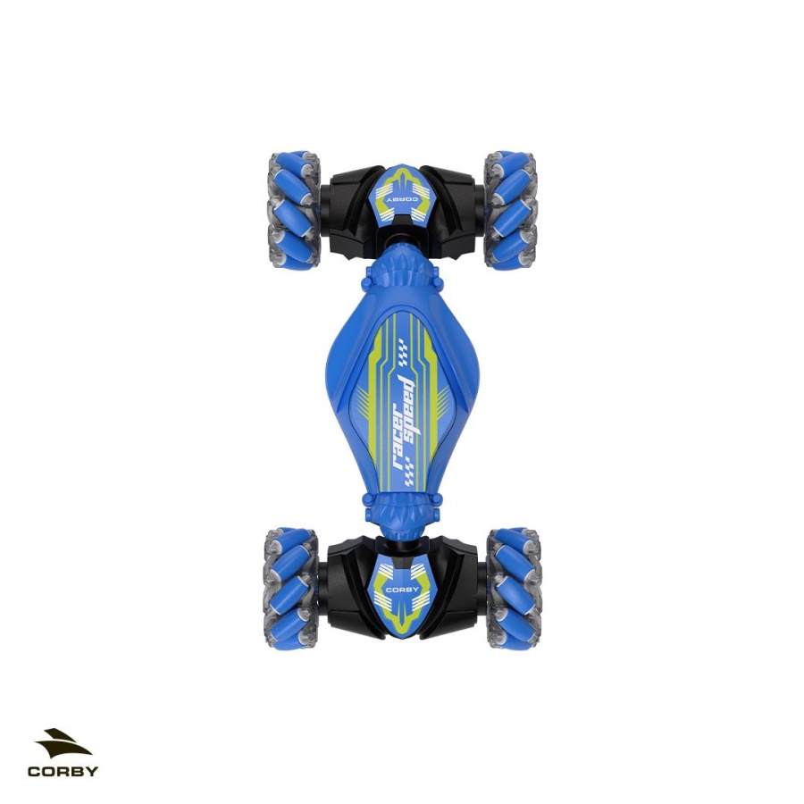 Corby CSG03 Uzaktan Kumandalı Akrobat Araba Mavi - 5