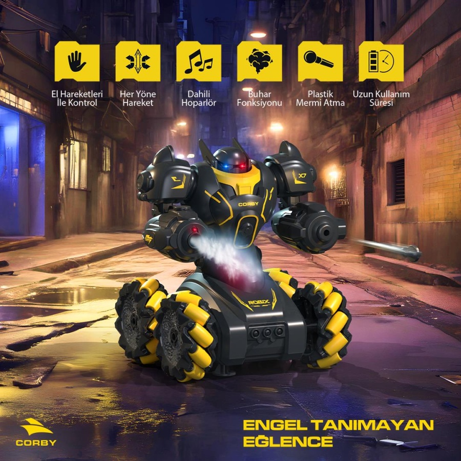 Corby CSG08 Uzaktan Kumandalı Akrobat Araba - 2