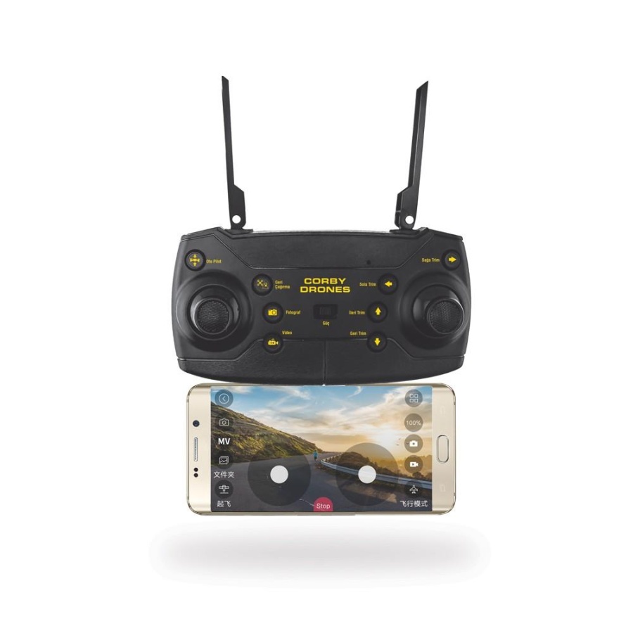 Corby CX007 Zoom Pro Smart Kameralı Drone + 2 Batarya - 3