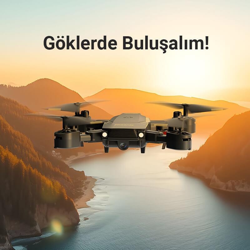 Corby Drones CX028 Phoenix Katlanabilir Kameralı 720p Smart Drone - 4
