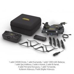 Corby Drones CX028 Phoenix Katlanabilir Kameralı 720p Smart Drone - 3