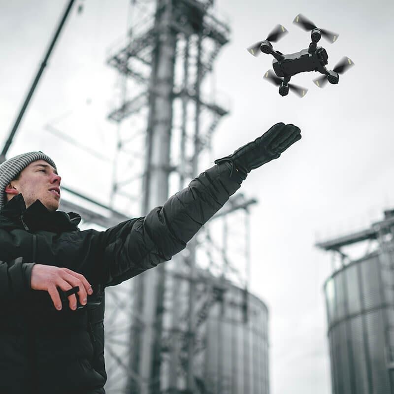 Corby Drones CX028 Phoenix Katlanabilir Kameralı 720p Smart Drone - 6