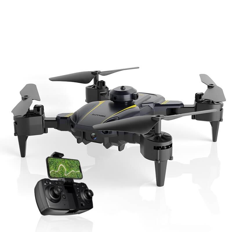 Corby Drones CX029 Sapphire Kablosuz Katlanabilir Hareketli Kamera Smart Drone Siyah - 2