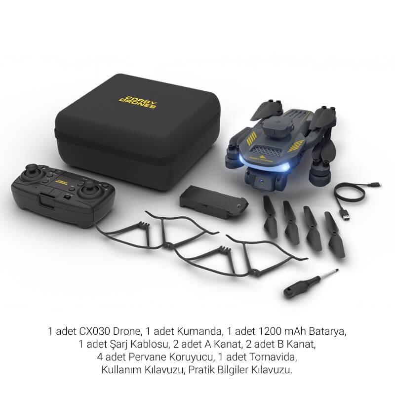 Corby Drones CX030 Skywalk Kablosuz Katlanabilir Hareketli Kamera 720p Smart Drone - 5