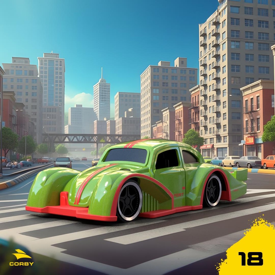 Corby Hyper Series CT101 Fırlatma Rampa Oyun Arabası - 7