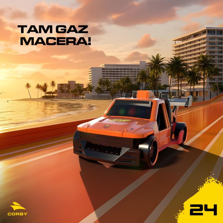 Corby Hyper Series CT101 Fırlatma Rampa Oyun Arabası - 9