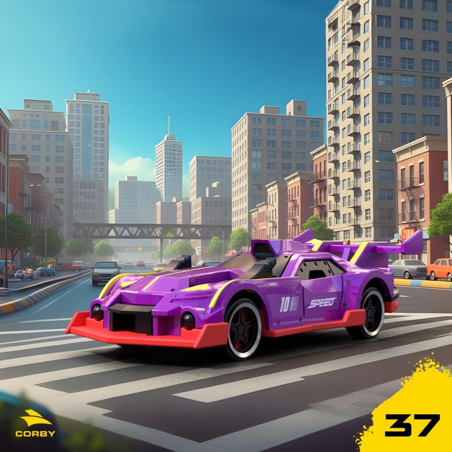 Corby Hyper Series CT101 Fırlatma Rampa Oyun Arabası - 10