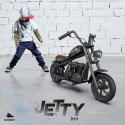 Corby Jetty 300 R240X Elektrikli Mini Çocuk Motoru 160W Siyah - Corby