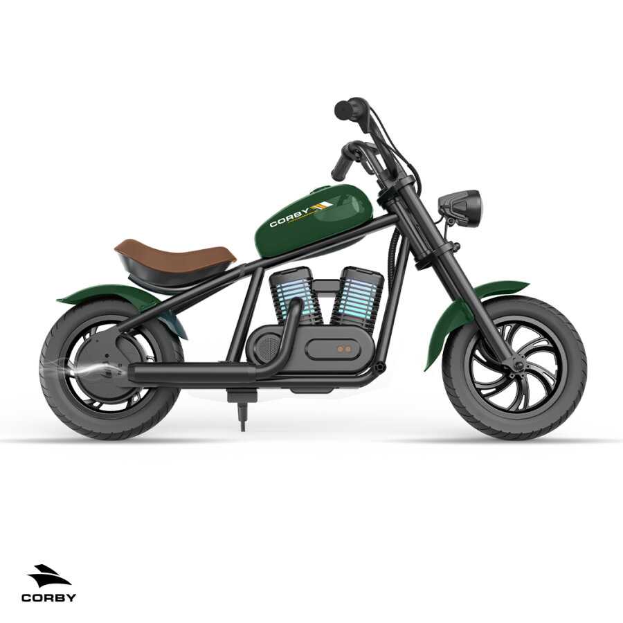 Corby Jetty 300 R240X Elektrikli Mini Çocuk Motoru 160W Yeşil - 5