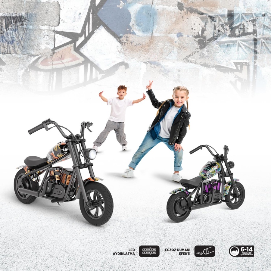 Corby Jetty 300 R240X Pro Elektrikli Mini Çocuk Motoru 160W Mavi - 4