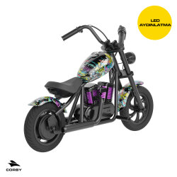 Corby Jetty 300 R240X Pro Elektrikli Mini Çocuk Motoru 160W Mavi - 5