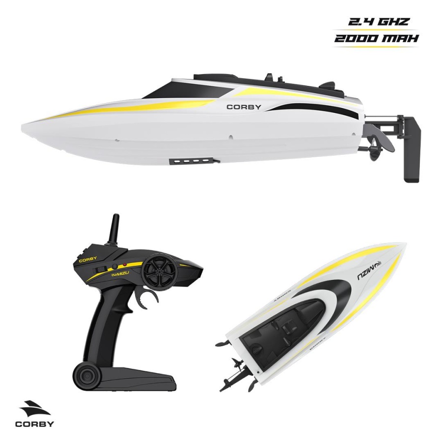 Corby Mızu CSG14 Uzaktan Kumandalı Yarış Teknesi - 5