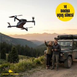 Corby Recon-X Brushless WiFi Kameralı Drone 720P HD Kamera Katlanabilir Uzaktan Kumandalı Siyah - 6